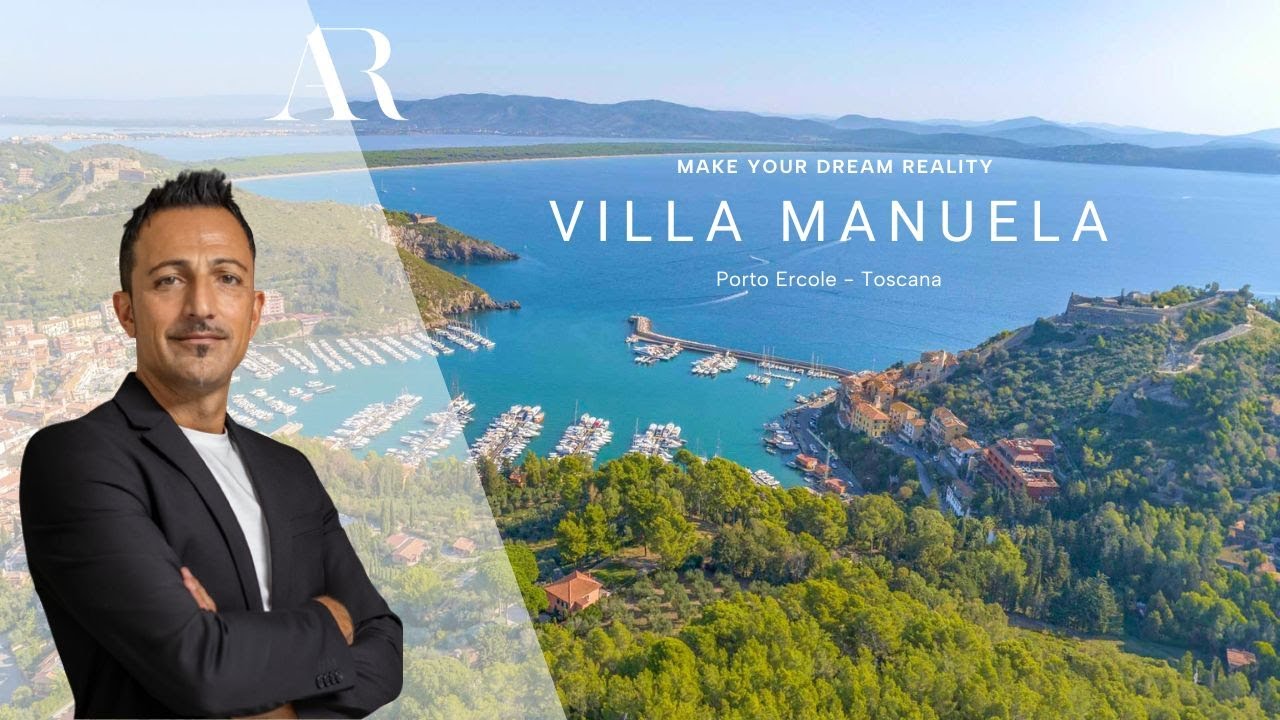 Villa a Porto Ercole, splendida località di Monte Argentario. Tra i luoghi più belli della Toscana