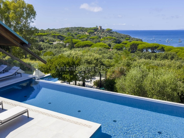 villa di lusso vista mare Punta Ala