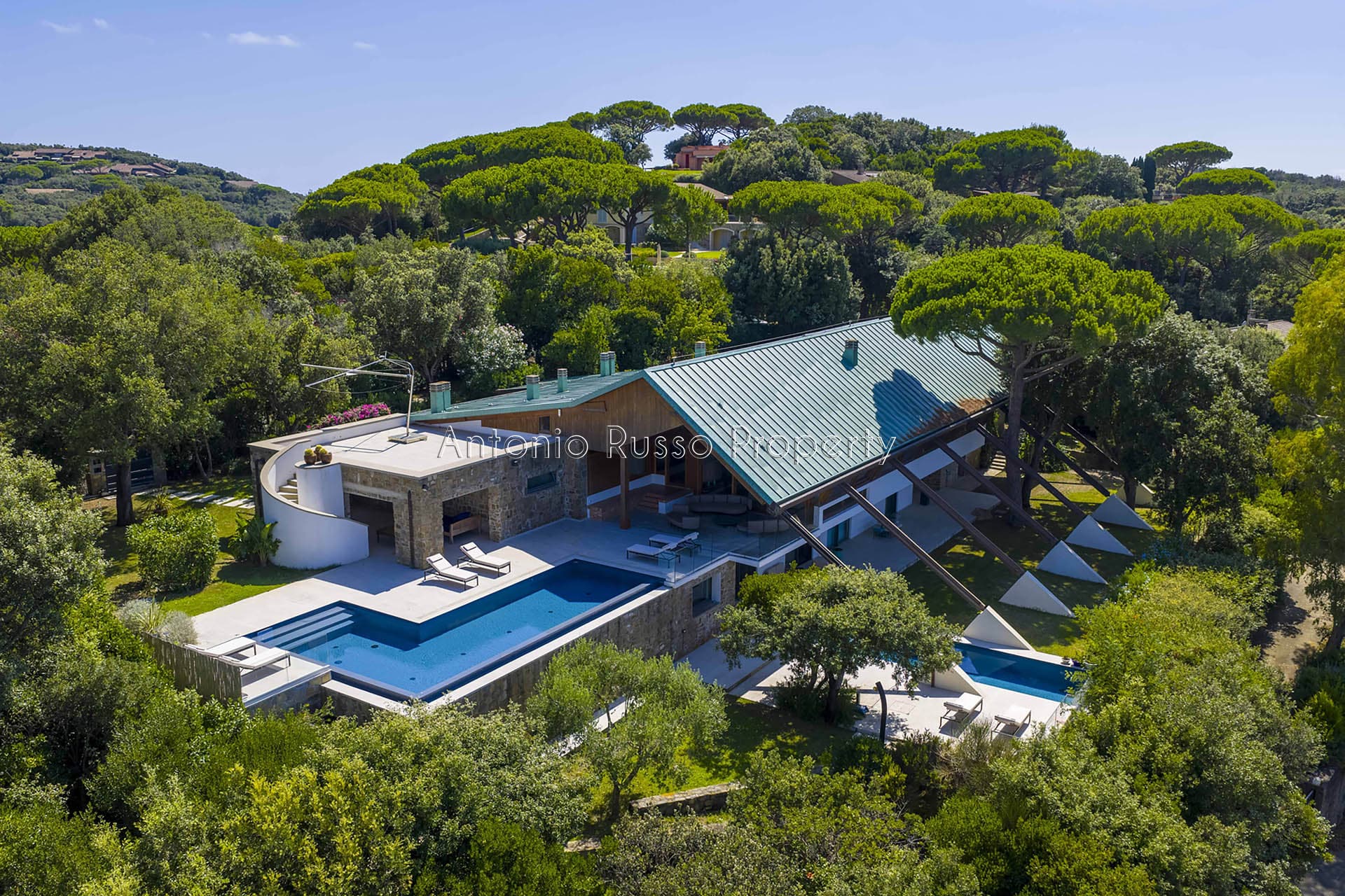 villa di lusso vista mare Punta Ala