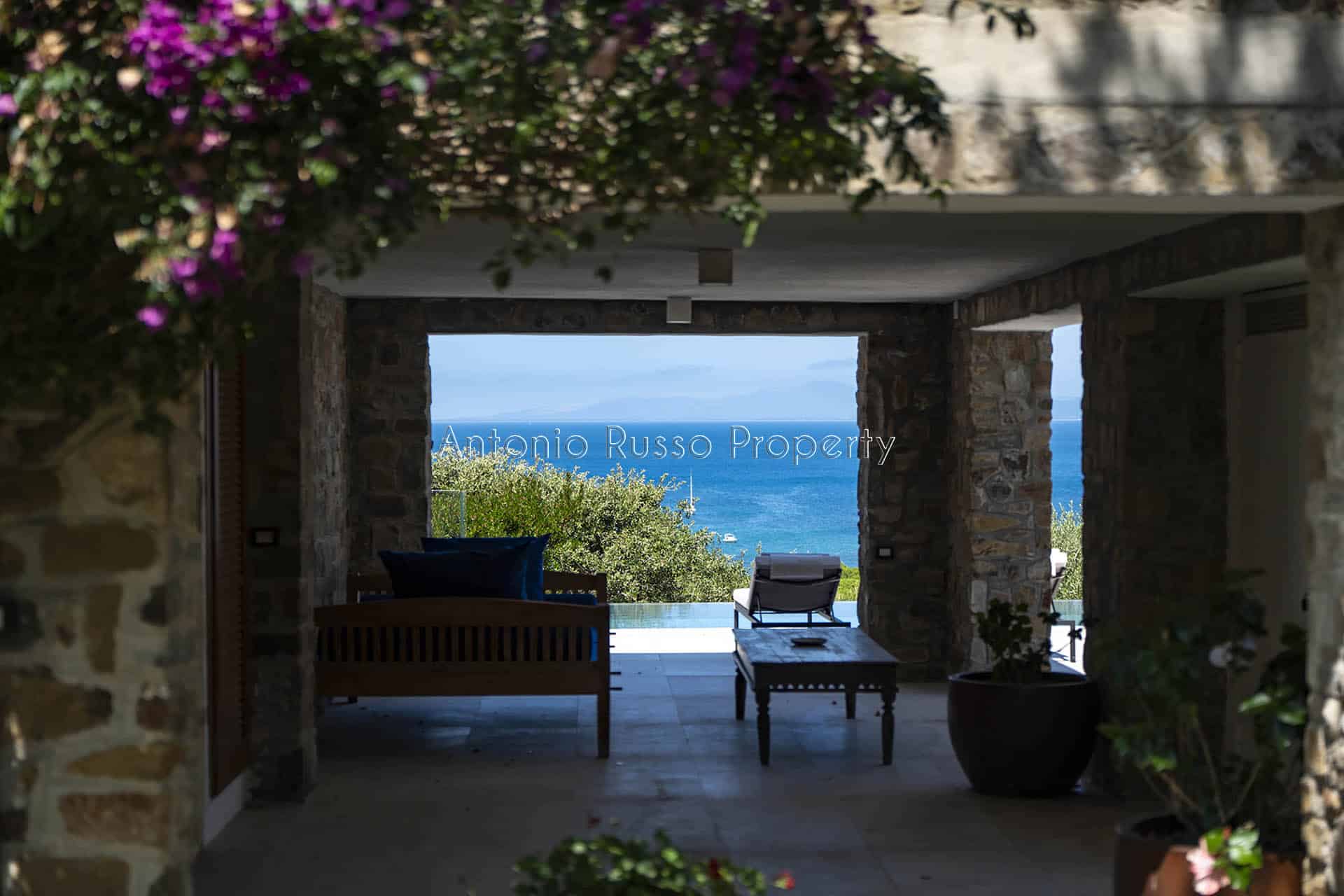 villa di lusso vista mare Punta Ala