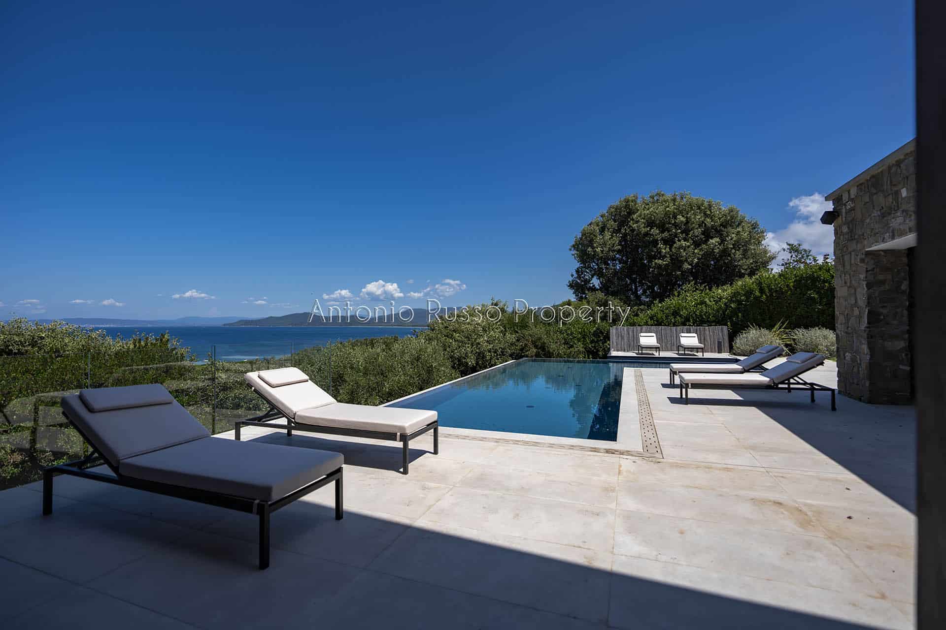 villa di lusso vista mare Punta Ala