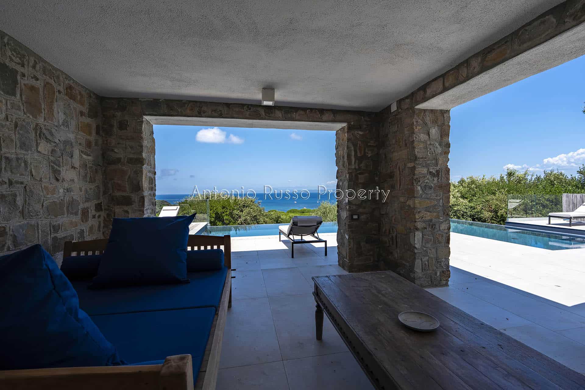 villa di lusso vista mare Punta Ala